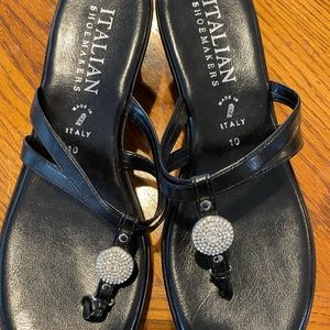 Italian shoemakers sandals. Size 10.